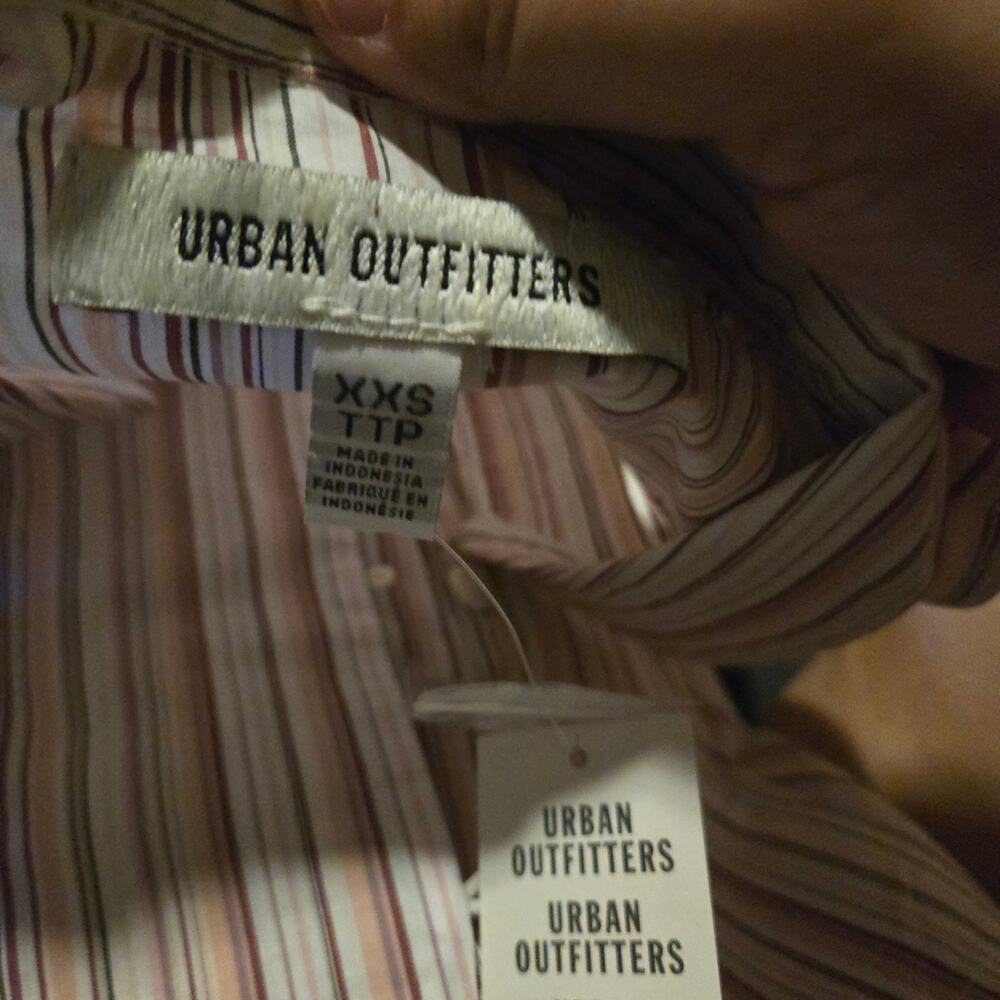 Urban Outfitters Party Girl Striped Sleeveless Top XXS - Picture 6 of 7